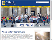 Tablet Screenshot of clubbeyond.org